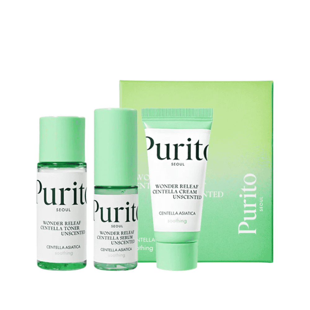 Purito wonder relieaf centella mini kit 