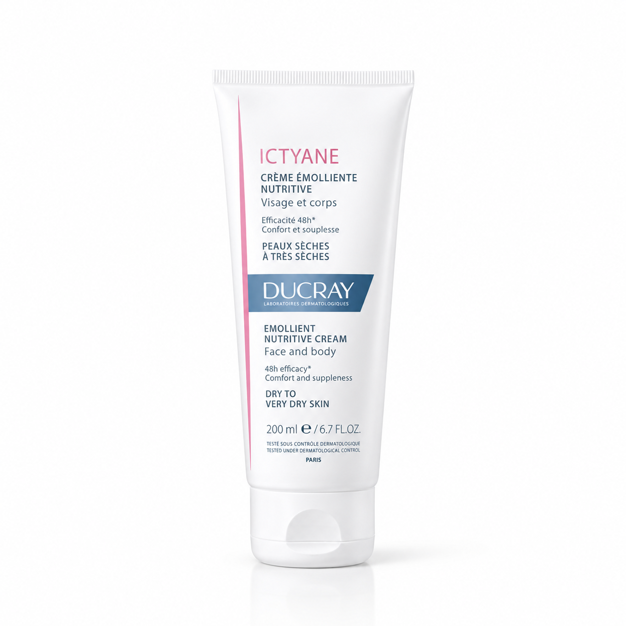 Ducray ictyane  créme emoliente visage et corps 