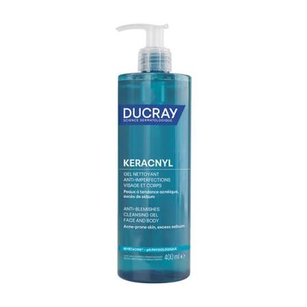 Ducray Keracnyl gel nettoyant 400 ml 