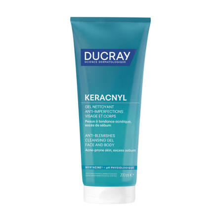 Ducray keracnyl gel nettoyant 200 ml 