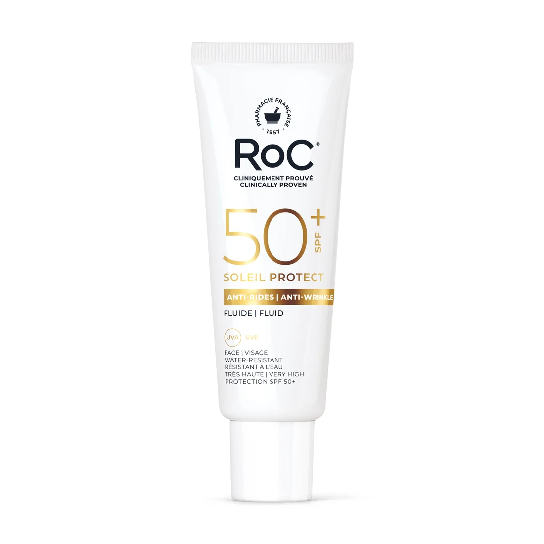 Roc soleil-protect fluide anti rides lissant spf50