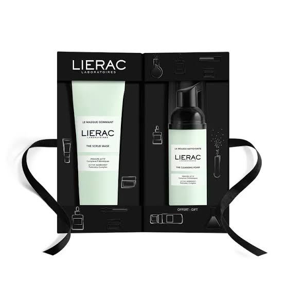 Lierac coffret masque gommant + mousse nettoyante