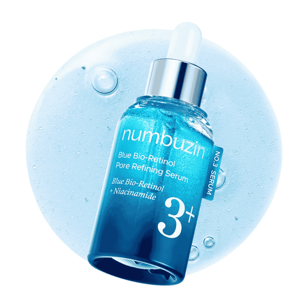 Numbuzin blue bio-retinol pore refining serum 