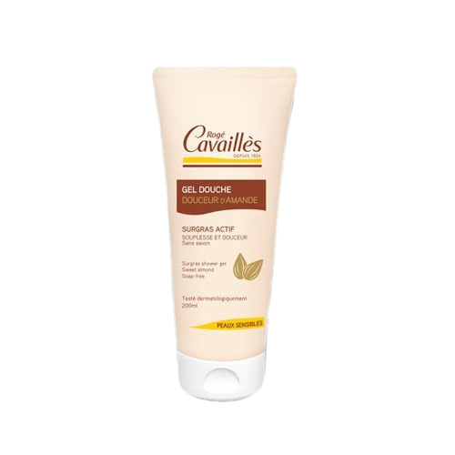 Rogé cavailles gel douche doucheur d'amande 
