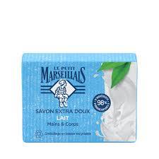 Le petit marseillais savon extra doux lait 