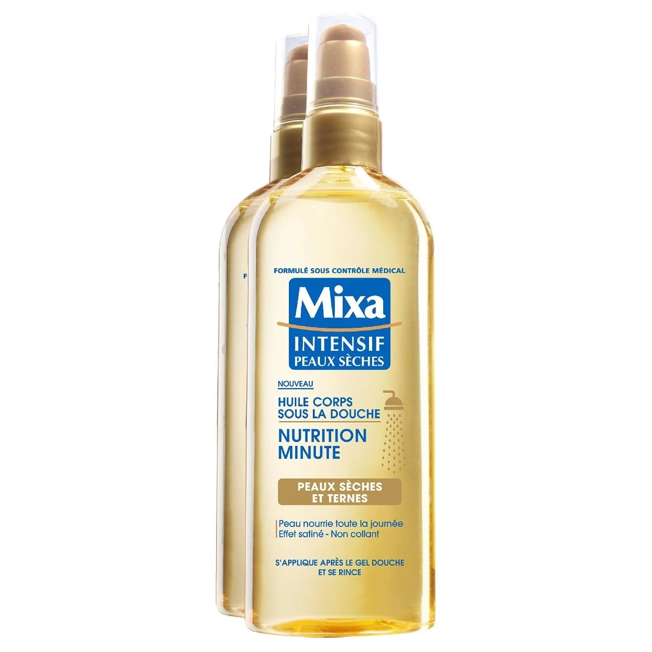Mixa huile corps sous la douche